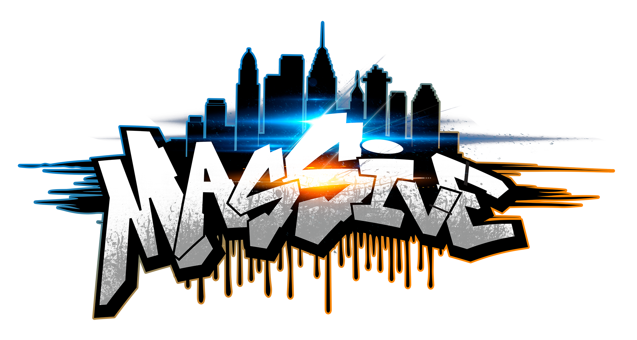 MASSIVE's signature blue and orange logo.
